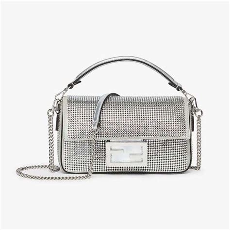 fendi baguette silver hardware|Fendi baguette second hand.